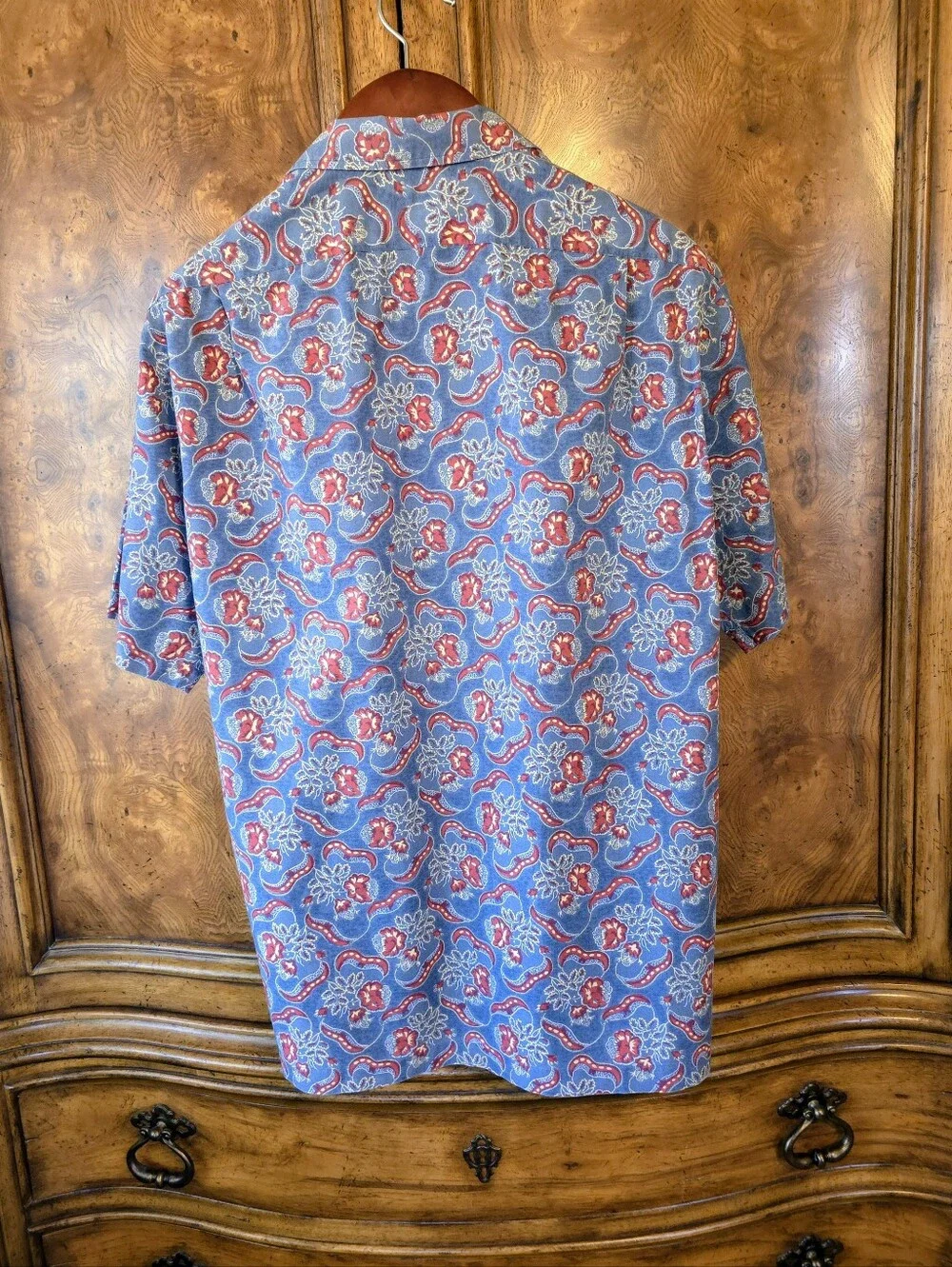 Polo by Ralph Lauren (M-L) Blue/Red Chilis